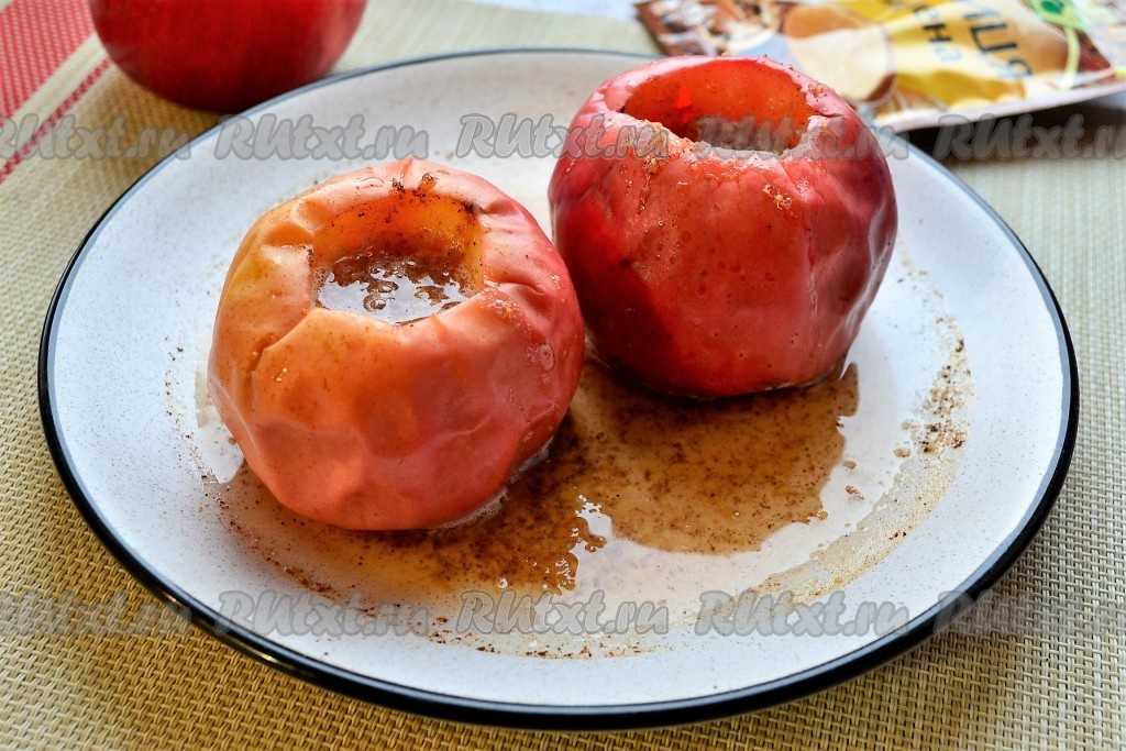 Что можно приготовить из яблок в микроволновке: быстрые рецепты