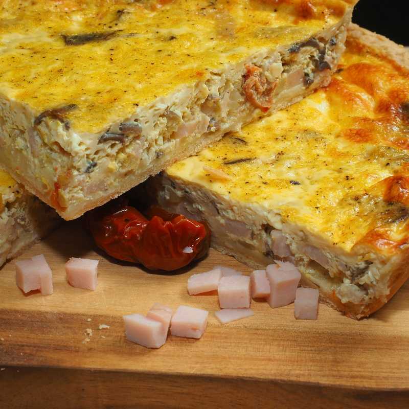 Лоранский пирог с курицей и грибами » рецепты - готовим дома | «наобед.kz»