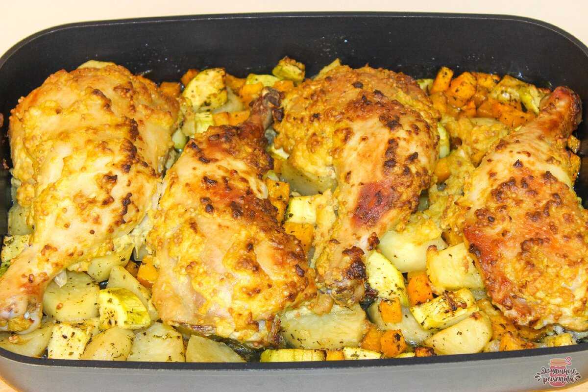 Рецепт вкусной курицы в духовке кусочками с картошкой пошагово с фото