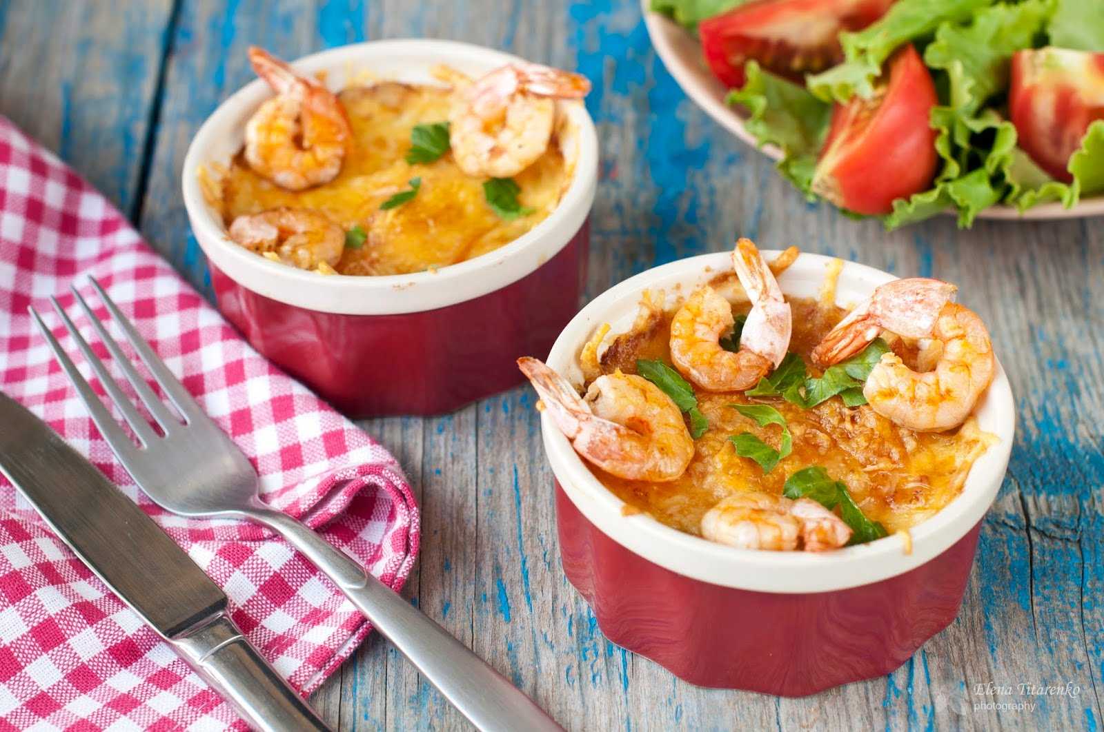 Жульен из морепродуктов