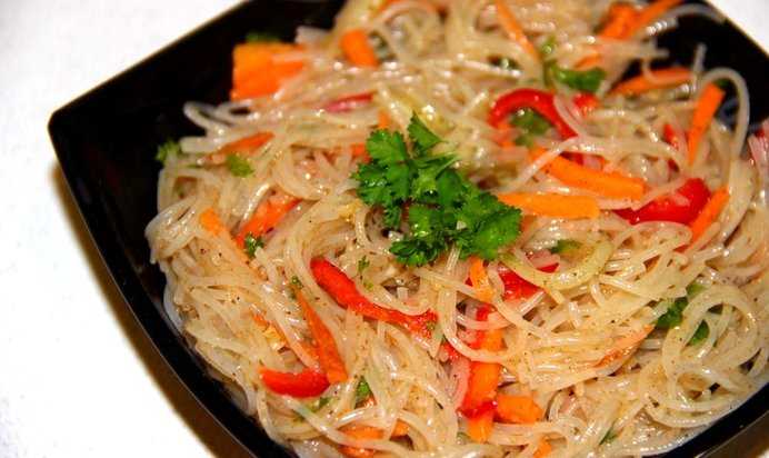 Фунчоза по-корейски - рецепты салата