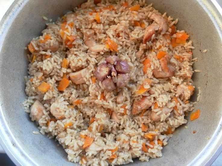 Плов с курицей пошаговый рецепт