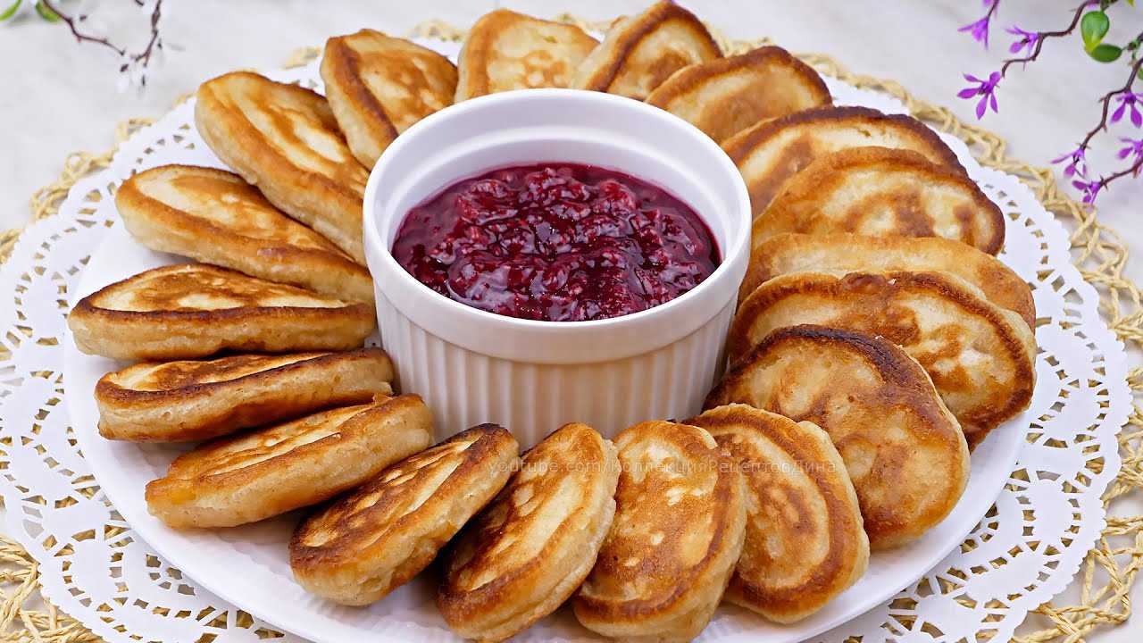 Оладьи с яблоками