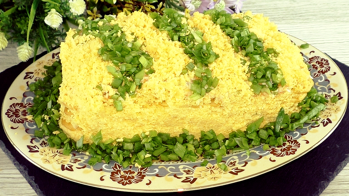 Салат мимоза с рыбными консервами — классические рецепты