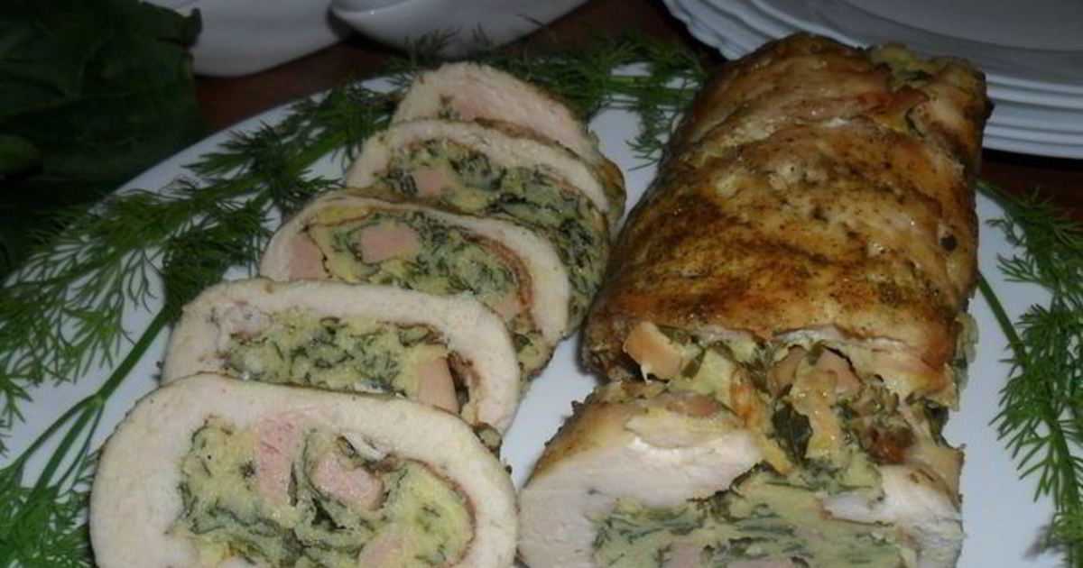 Рулетики из куриного филе -пошаговый рецепт с фото