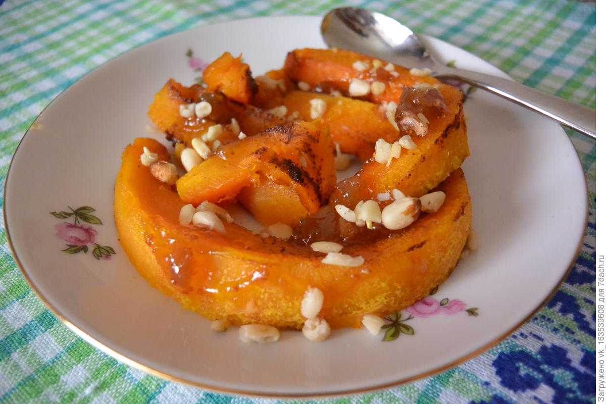 Запеченная в духовке тыква, нарезанная кусочками — вкусные рецепты и советы