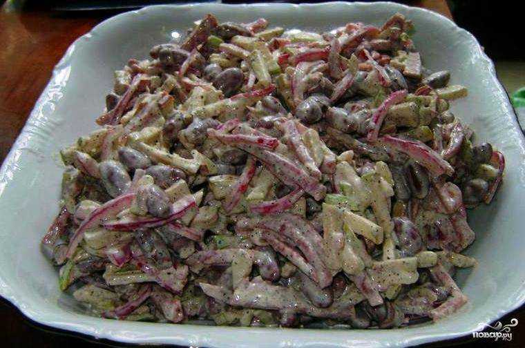 Салаты с фасолью консервированной – 15 вкусных рецептов на скорую руку