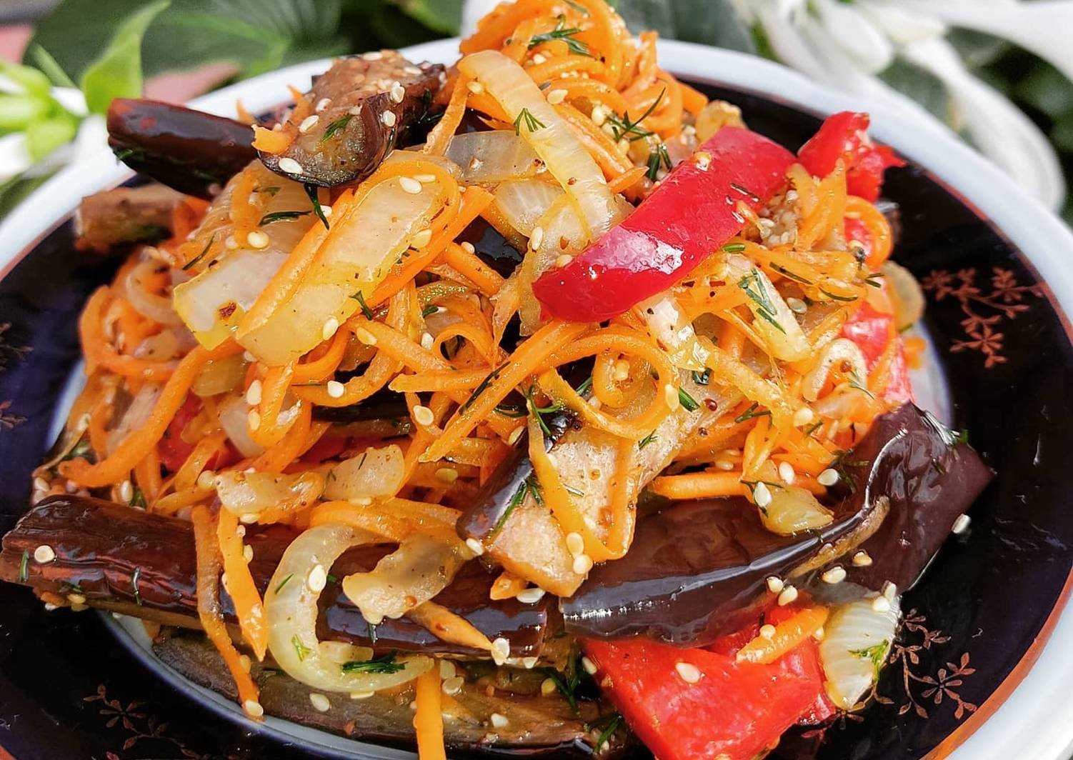 Вкуснейшее хе из баклажанов — пошаговые рецепты закуски с фото