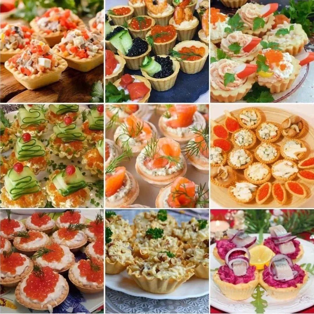 Закуски на праздничный стол - рецепты с фото пошагово