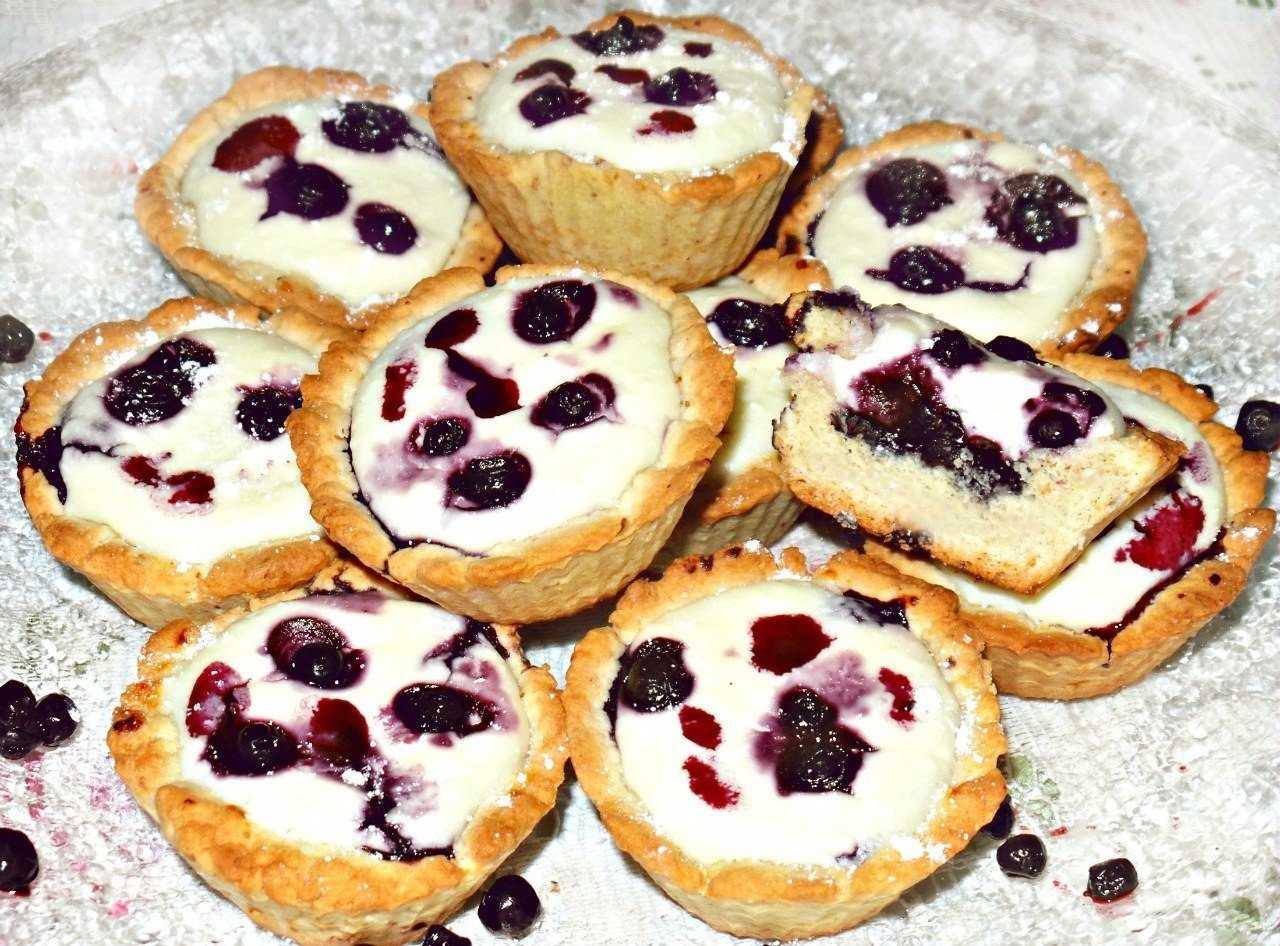 Тарталетки с ягодами вкусные рецепты пошагово - вкусная еда