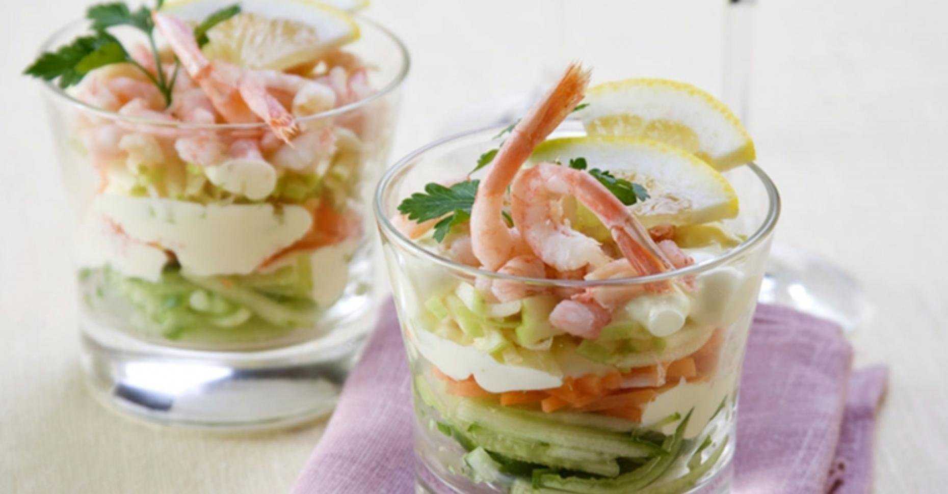 Салат с креветками – 11 простых и очень вкусных рецептов салата из креветок на праздник