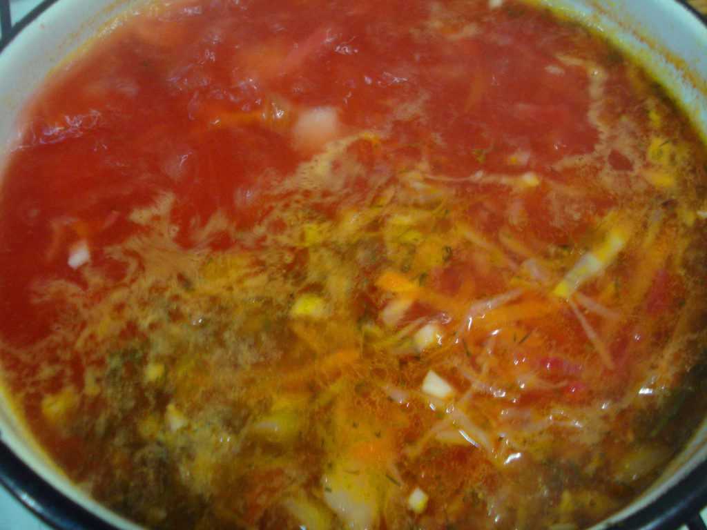 Борщ из свежей капусты со свининой — очень вкусный рецепт с фото