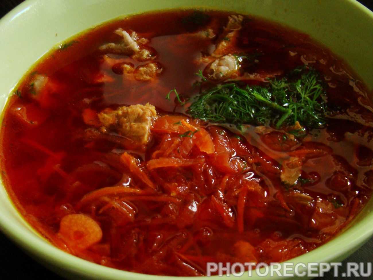 Свекольник горячий — 7 классических рецептов с мясом