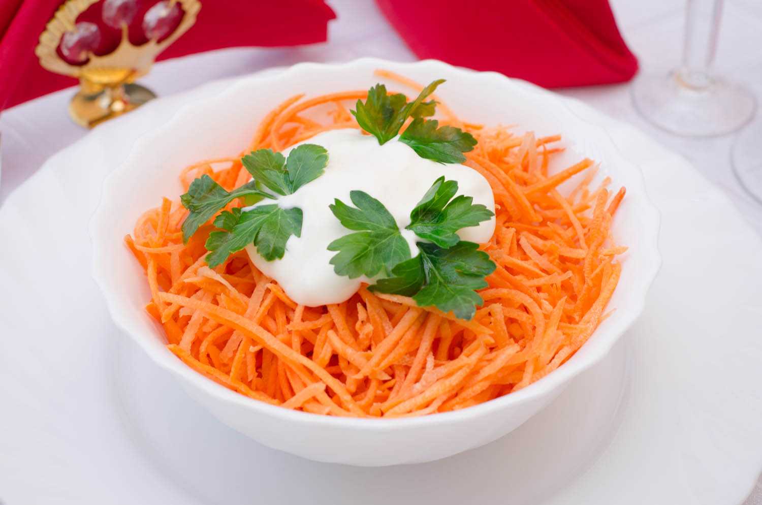 Салат из моркови с чесноком и майонезом рецепты