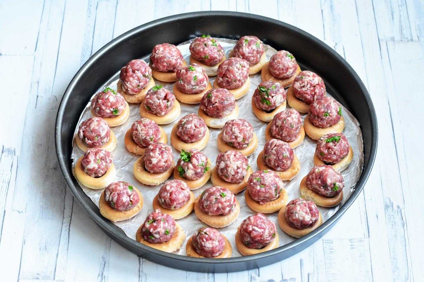 Рецепт фаршированных сушек с фаршем в духовке - bookcooks.ru