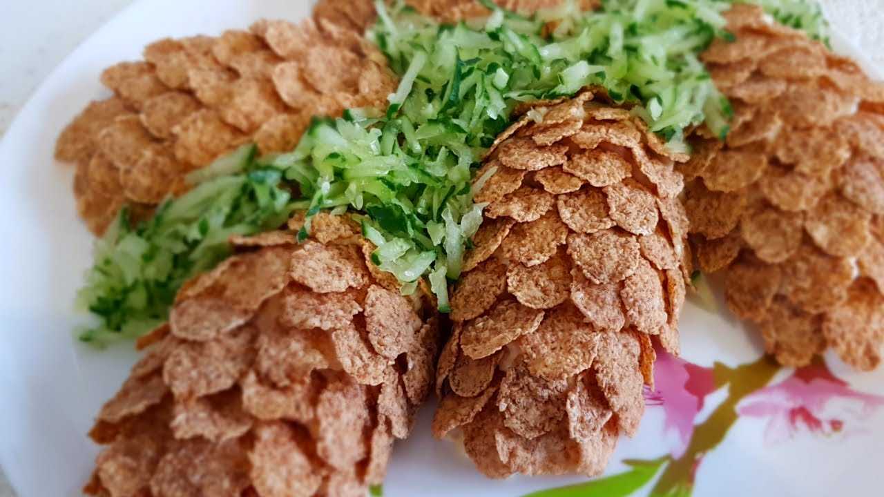 Салат шишки с миндалем: 14 рецептов с фото