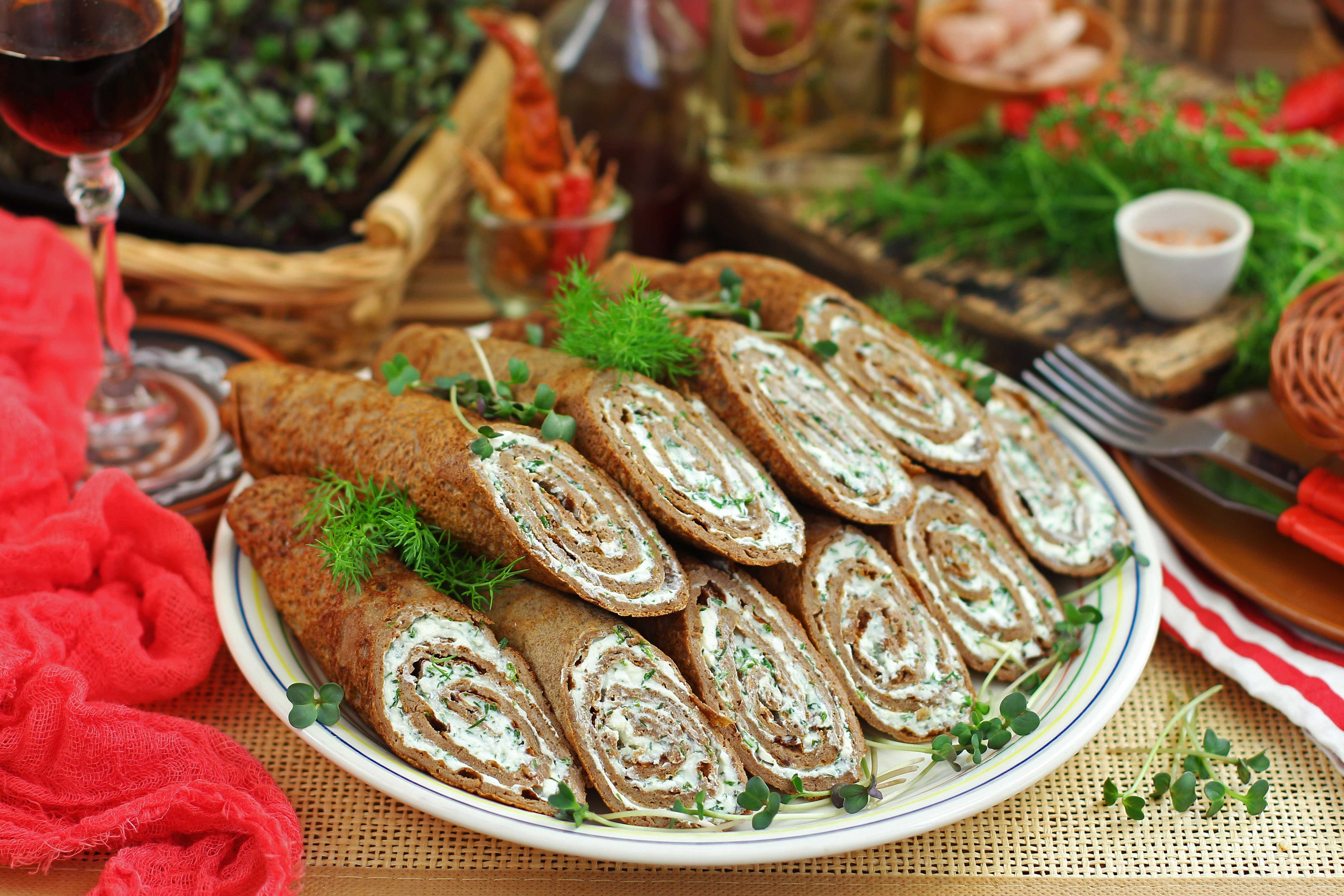 Блины с начинкой из курицы: 5 пошаговых рецептов блинов с куриной начинкой