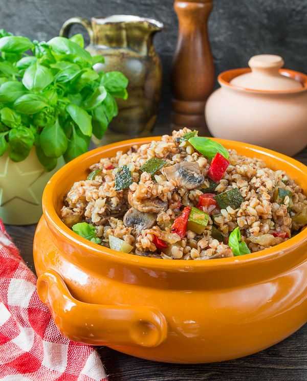 Рецепт гречки с овощами и сыром | меню недели