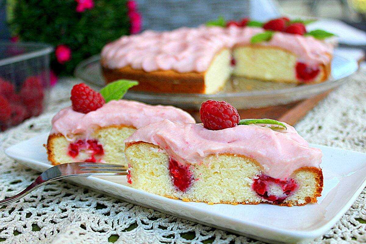 Песочный пирог с малиной в духовке рецепт с фото пошагово - 1000.menu