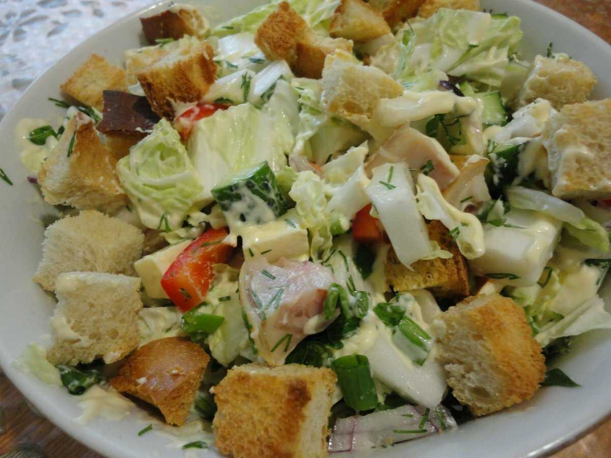 Салат из пекинской капусты с курицей — 10+ красивых и очень вкусных рецептов