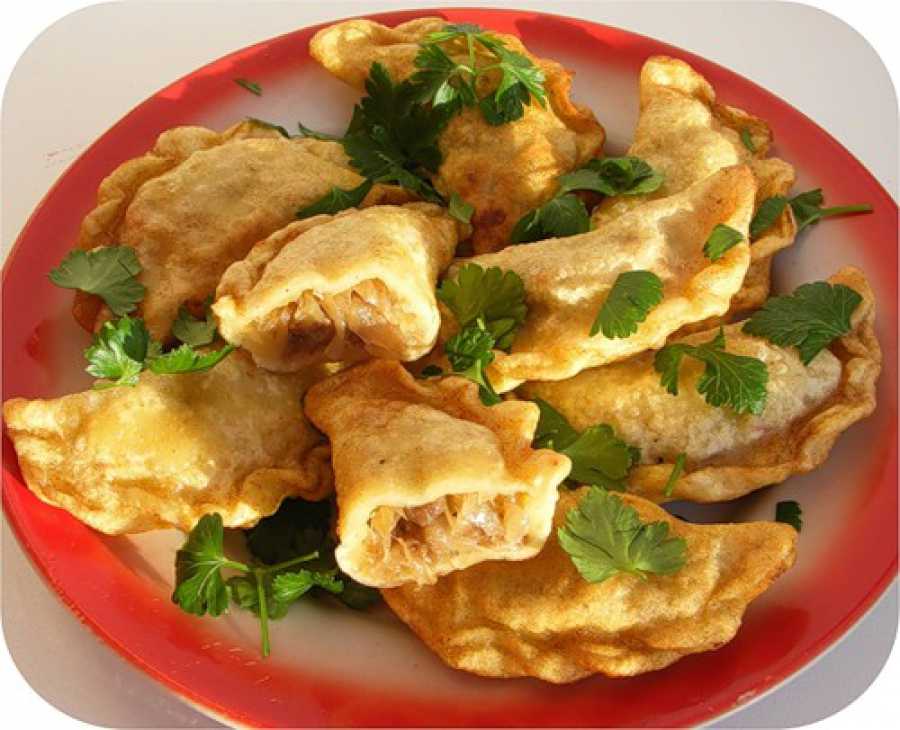 Ханум с капустой и фаршем