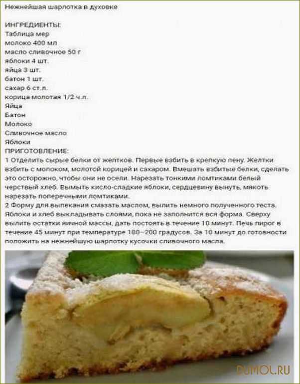 Пп-шарлотка с яблоками – 6 лучших рецептов для диетического питания