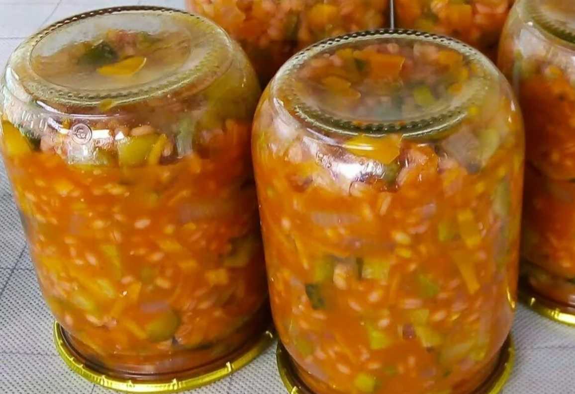 Заготовки на зиму - рецепты овощных салатов с крупами
