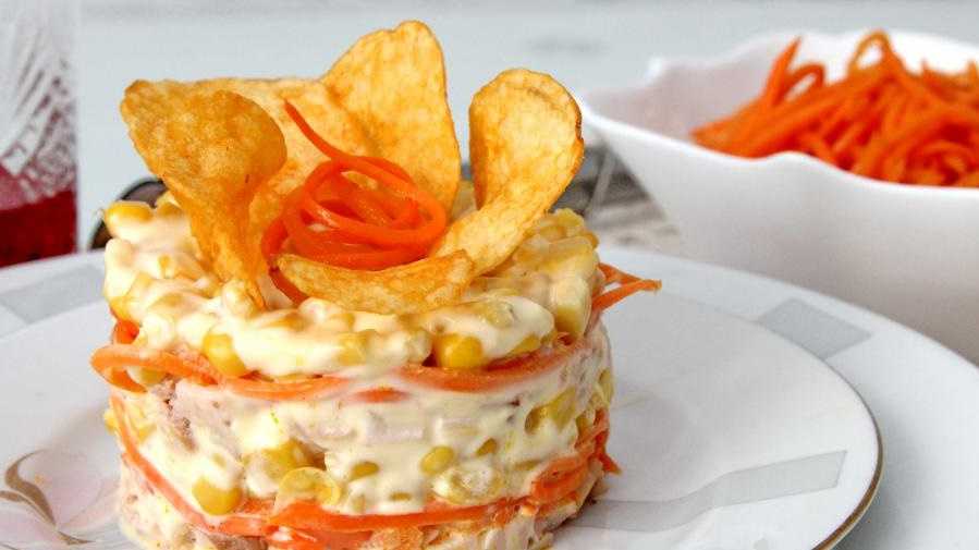 Салат парус - вкусный рецепт с пошаговым фото