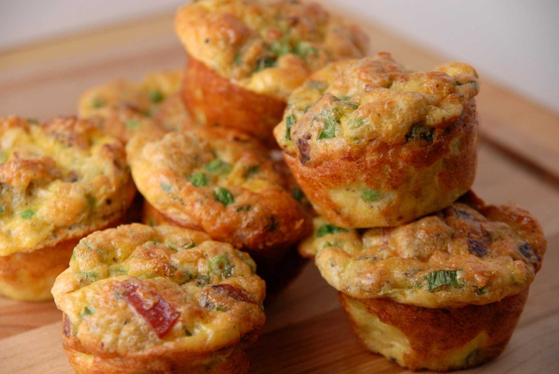 Маффины с сыром и ветчиной как у мамы — очень вкусно по-домашнему