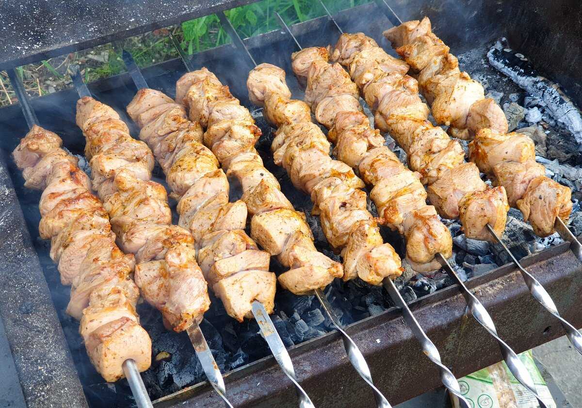 Шашлык из индейки самый вкусный и сочный на мангале: рецепт с видео и фото | меню недели