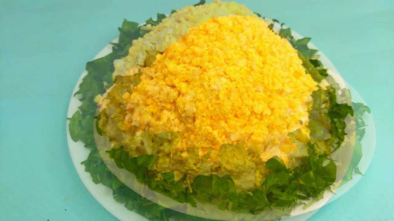 Салат "солнышко" с кукурузой и курицей: рецепт с фото пошагово