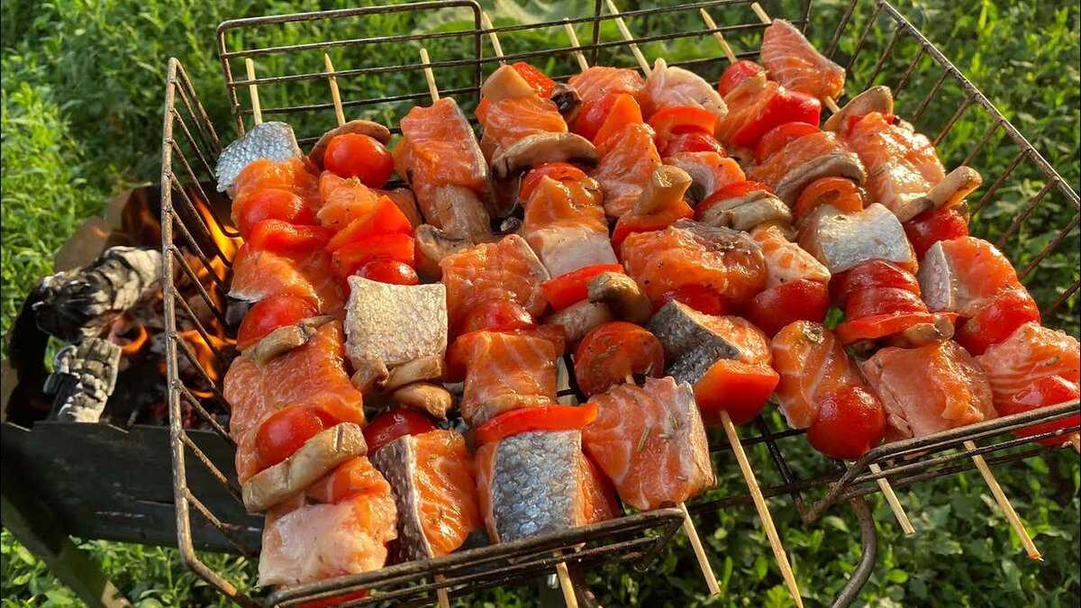 Пикантные маринады для приготовления рыбы на мангале
