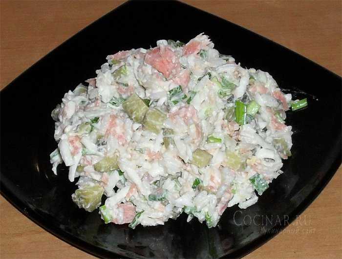 Салаты из печени трески