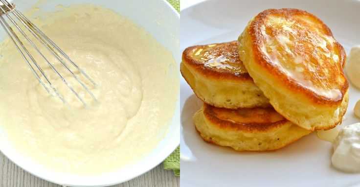 Пышные оладьи на дрожжах и молоке