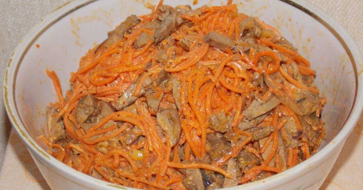 Салат из куриной печени с соленым огурцом: очень вкусный рецепт