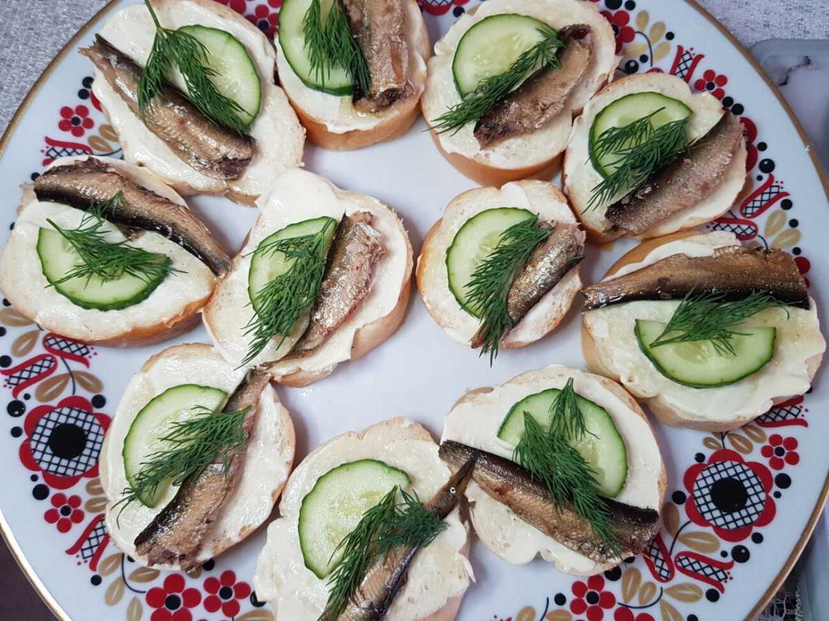 🚩 бутерброды со шпротами: топ 13 быстрых и вкусных рецептов