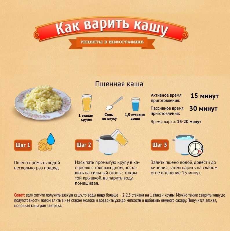 Пшенная каша на молоке: топ 5 рецептов приготовления