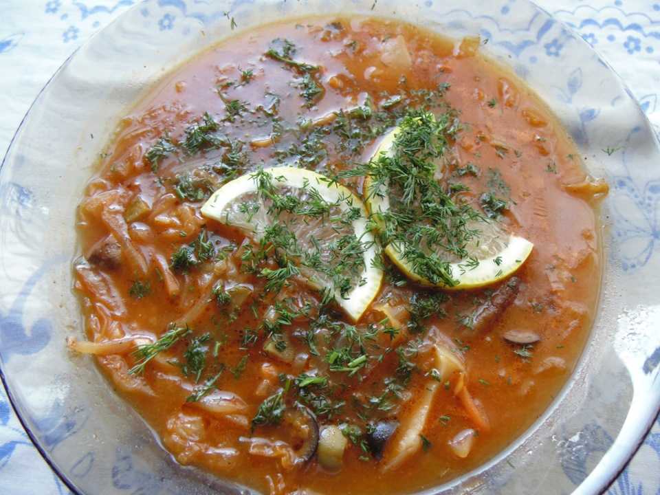 Рецепт солянки с грибами и капустой с фото и видео пошагово | меню недели