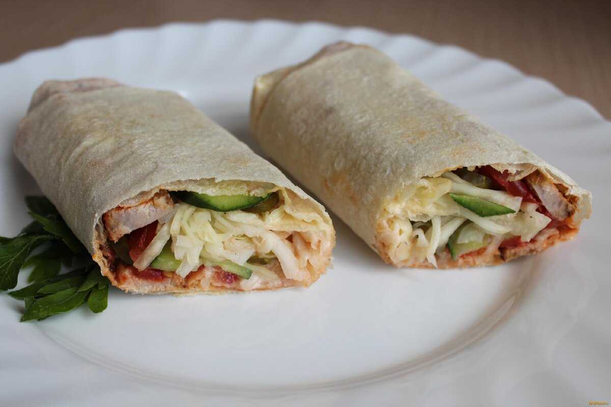 Шаверма в домашних условиях: пошаговый рецепт с курицей