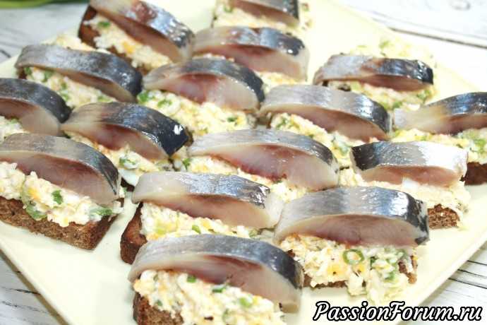 Селедка с картошкой закуска рецепт