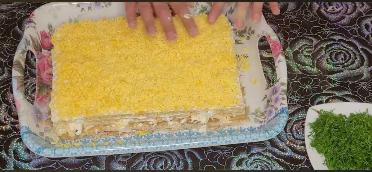 Салат мимоза. слои по порядку