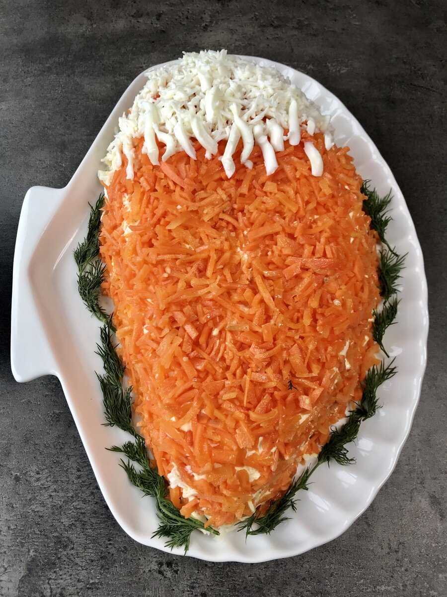 Салат лисья шубка с горбушей рецепт