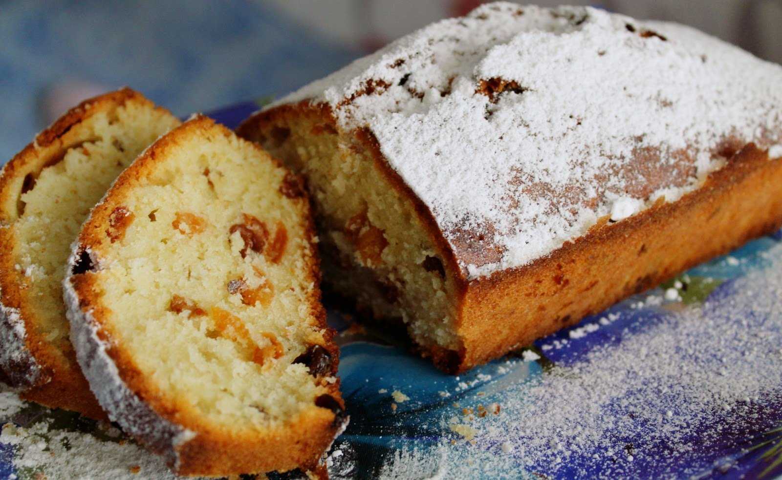 Кекс с изюмом и орехами - оригинальный рецепт с пошаговыми фото