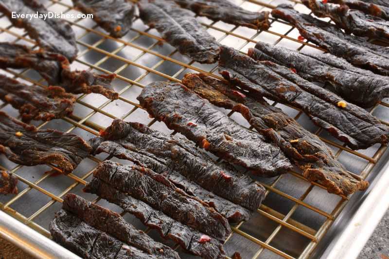 Вяленая говядина к пиву или jerky