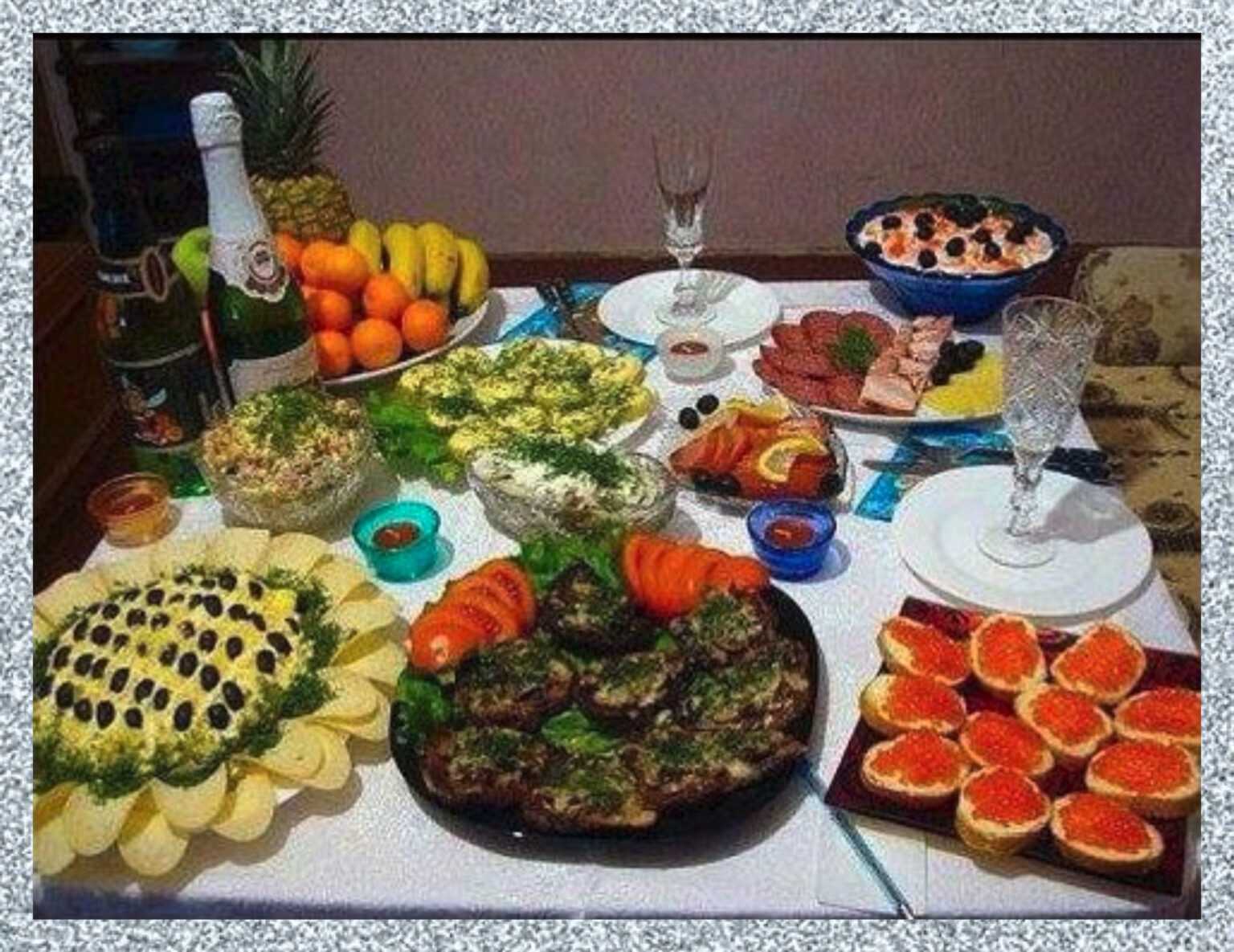 Как накрыть стол на 1000 рублей на день рождения в 2024 году — недорого и вкусно без заморочек