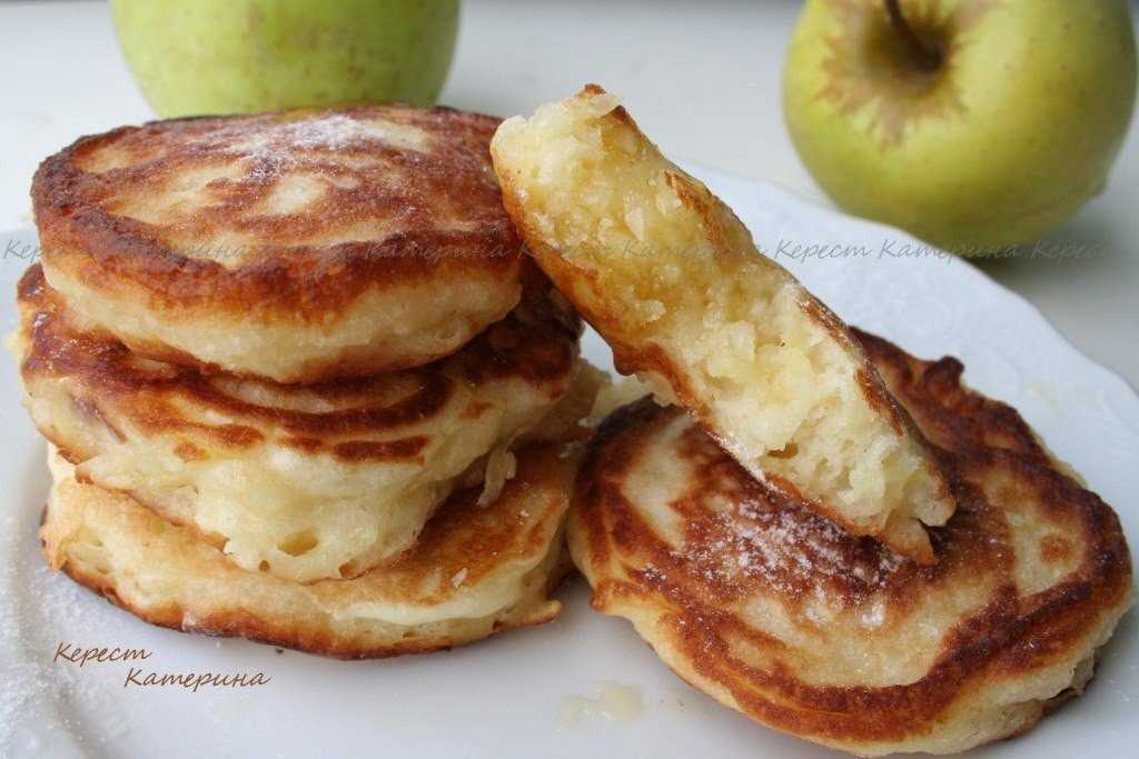 Оладьи с яблоками 6 рецептов, как приготовить пышные и вкусные оладьи