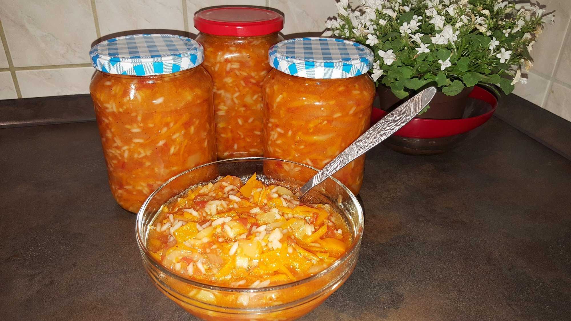 Самый вкусный салат с рисом на зиму: топ-9 рецептов с фото пошагово