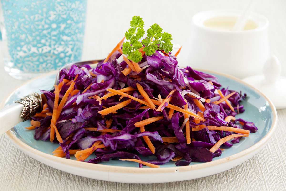 Рецепты из красной капусты по корейски