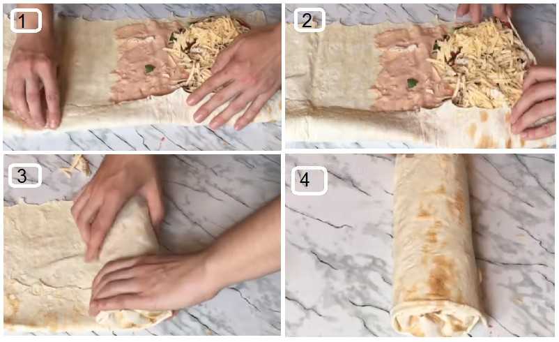 Рецепт классической шаурмы из курицы + как правильно ее сложить