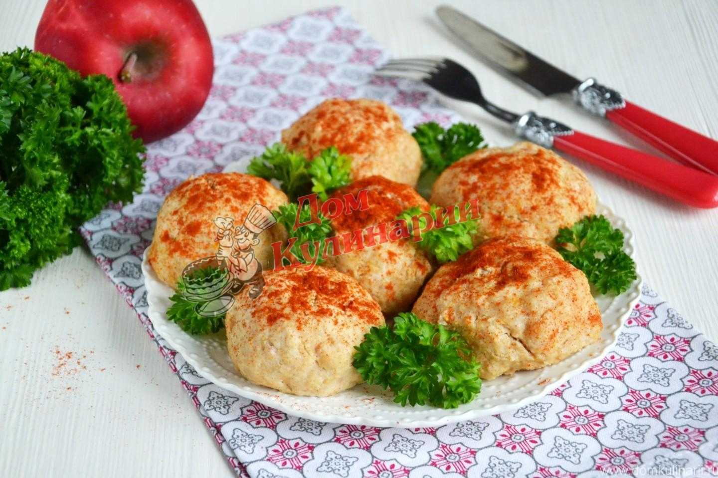 Котлеты из индейки в духовке. cочные и мягкие!